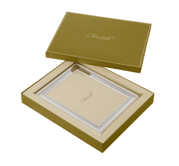 christofle silver plated picture frame - for 18 x 24 cm photos 1