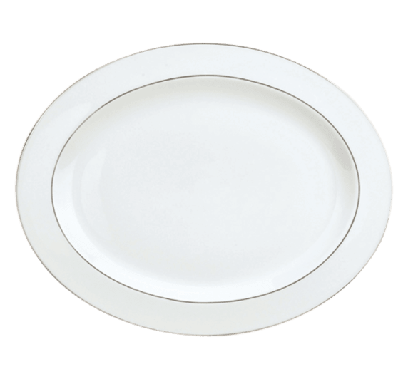 christofle oval platter albi  porcelain 1