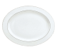 christofle Oval platter Albi  Porcelain