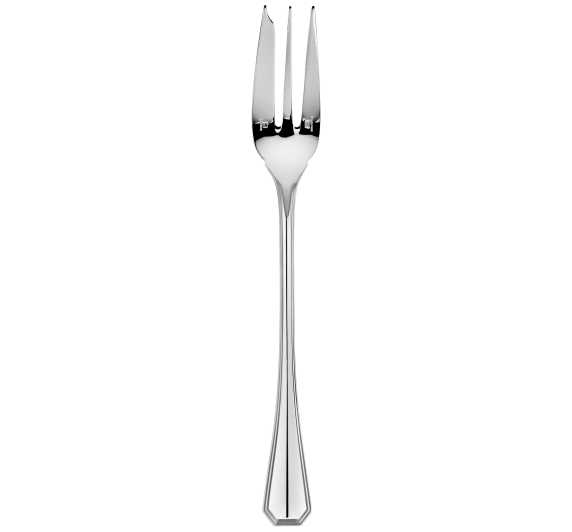 christofle serving fork america  silver plated 1