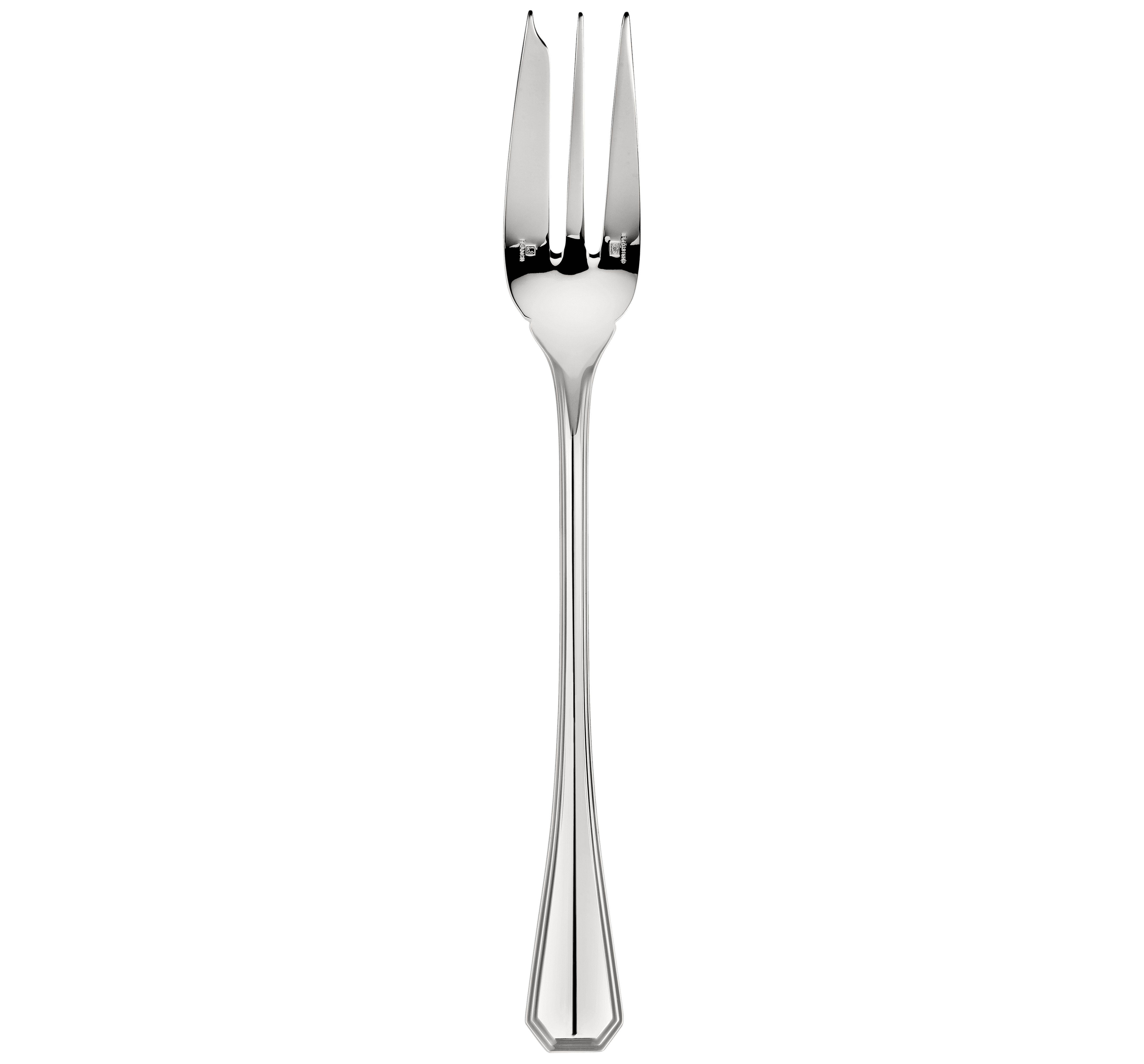 christofle serving fork america  silver plated 1
