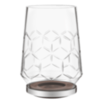 christofle Madison 6 Glass, Wood And Silver-Plated Hurricane