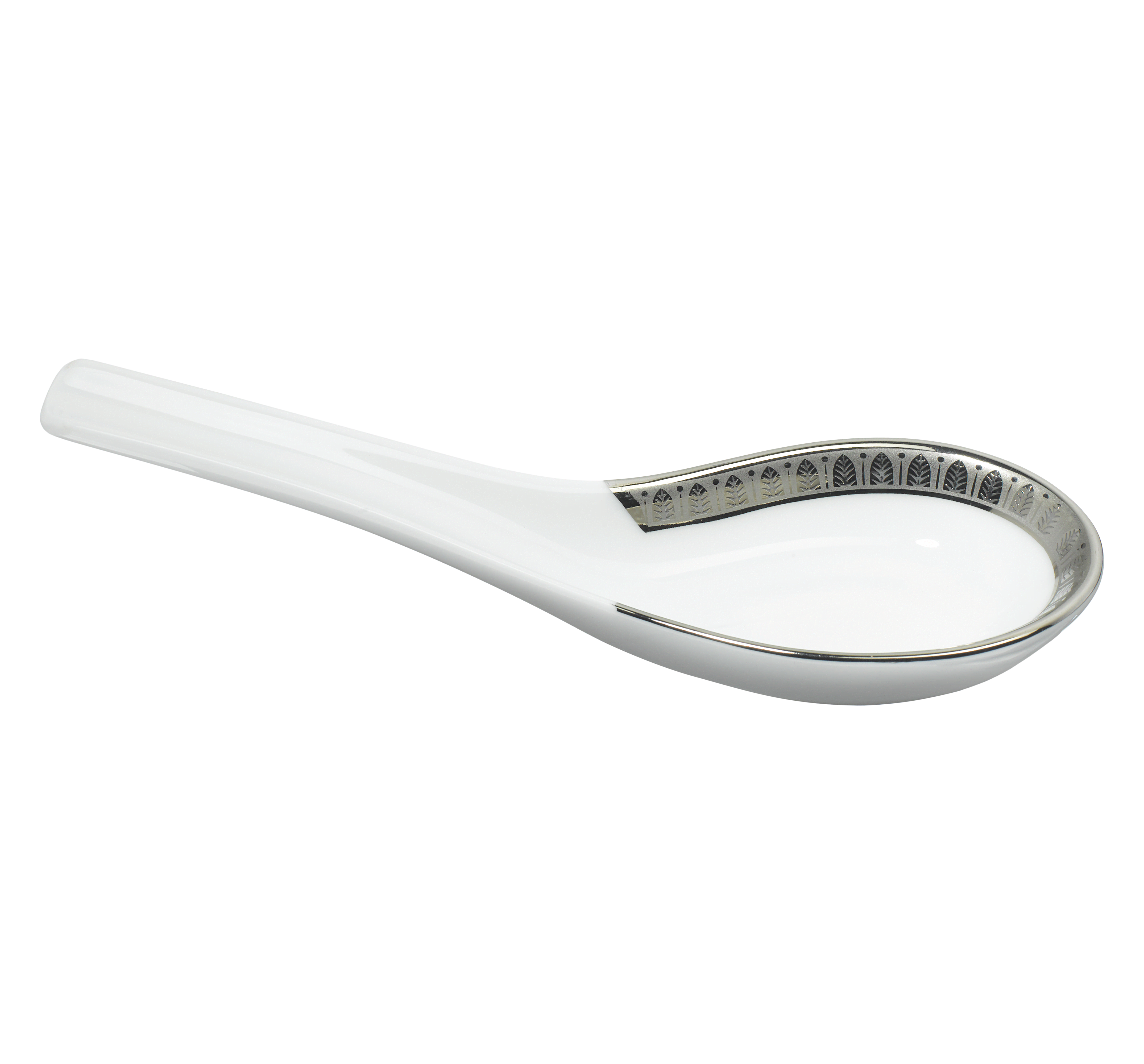 christofle porcelain chinese spoon platinum finish 1