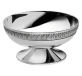 christofle low bowl on stand 14,5cm malmaison  silver plated 2