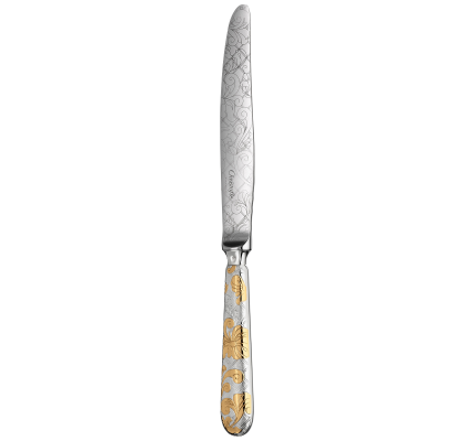 christofle dinner knife jardin d'eden silver plated 2