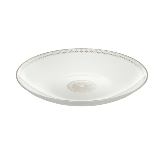 christofle porcelain open vegetable dish platinum finish 1