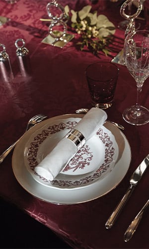 Table de Noël Christofle