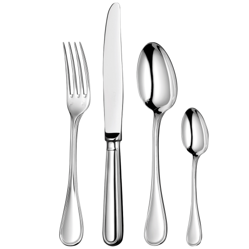 christofle 4-piece silver plated flatware set 2