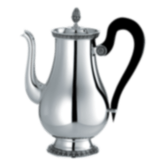 christofle 8 cup coffee pot Malmaison  Silver plated