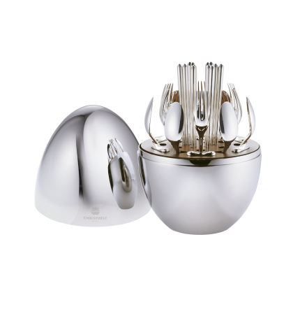 Silver-plated Flatware set for 6 people (24 pieces)