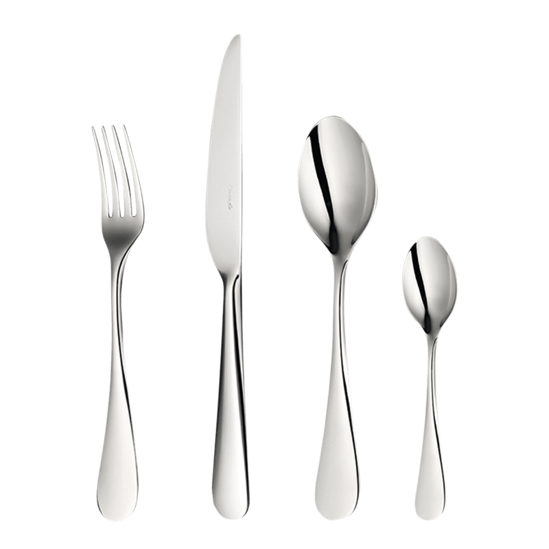 Christofle Flatware set for 6 people (24 pieces) Origine Stainless steel Origine