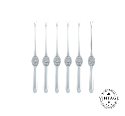 Set of 6 Lobster scoop, Silverware - Vintage