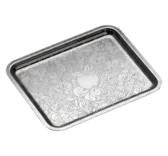christofle tray 20x16 cm jardin d'eden  silver plated 1