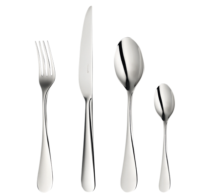 24-Piece Stainless Steel Flatware Set with Free Chest