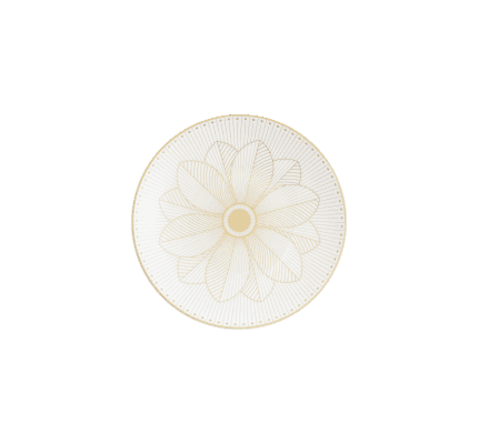 christofle porcelain bread plate gold finish 0