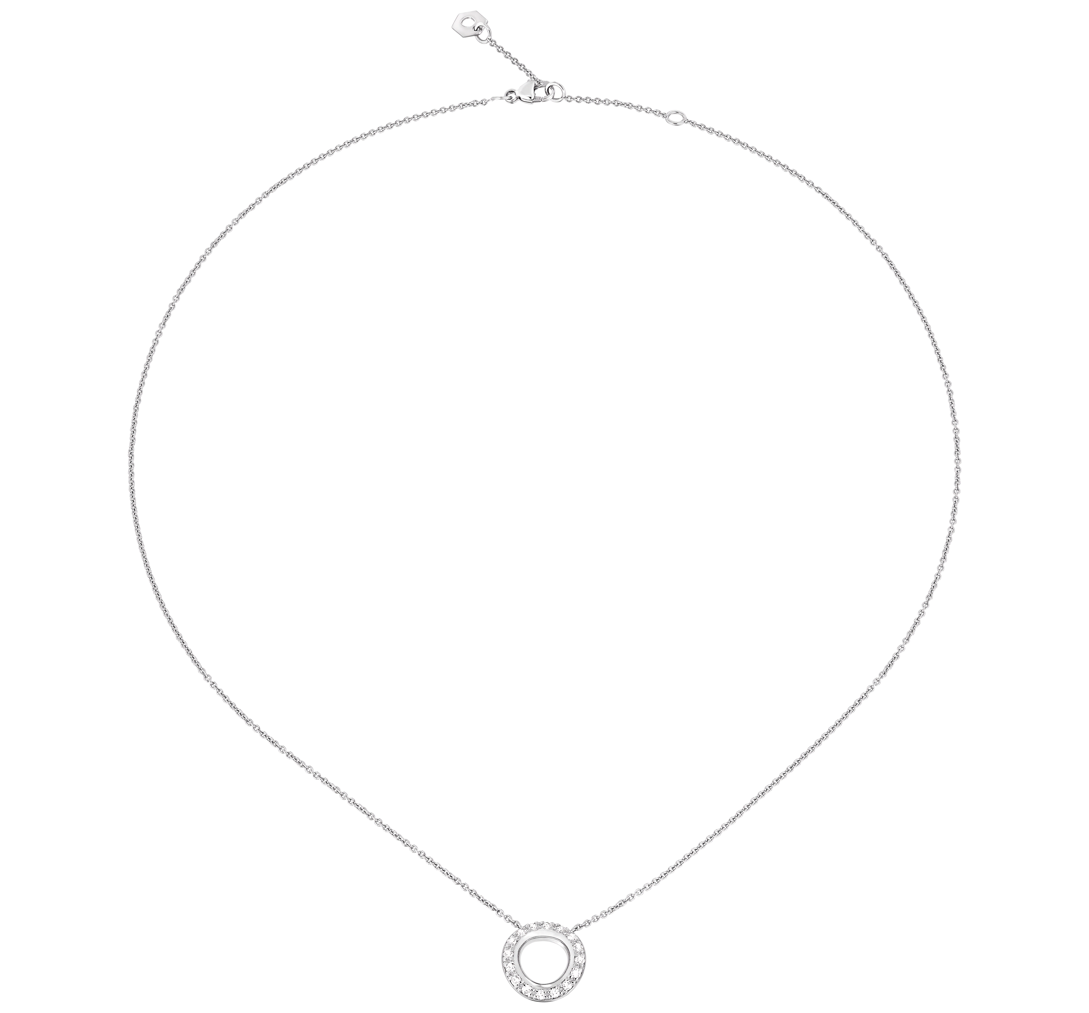 christofle white gold & diamond necklace 1