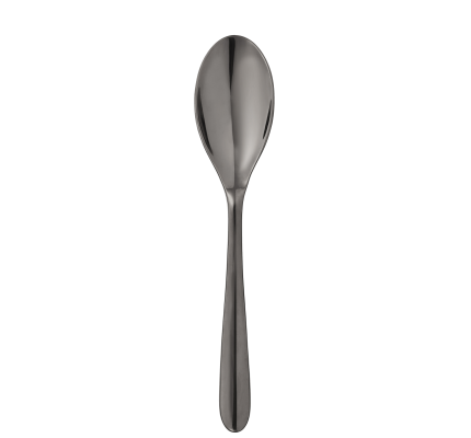 christofle stainless steel soup spoon - black colour 2