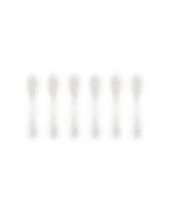 Ensemble de 6 cuillères à espresso en acier