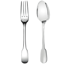 christofle flatware set for children (2 pieces) cluny  silver plated 1
