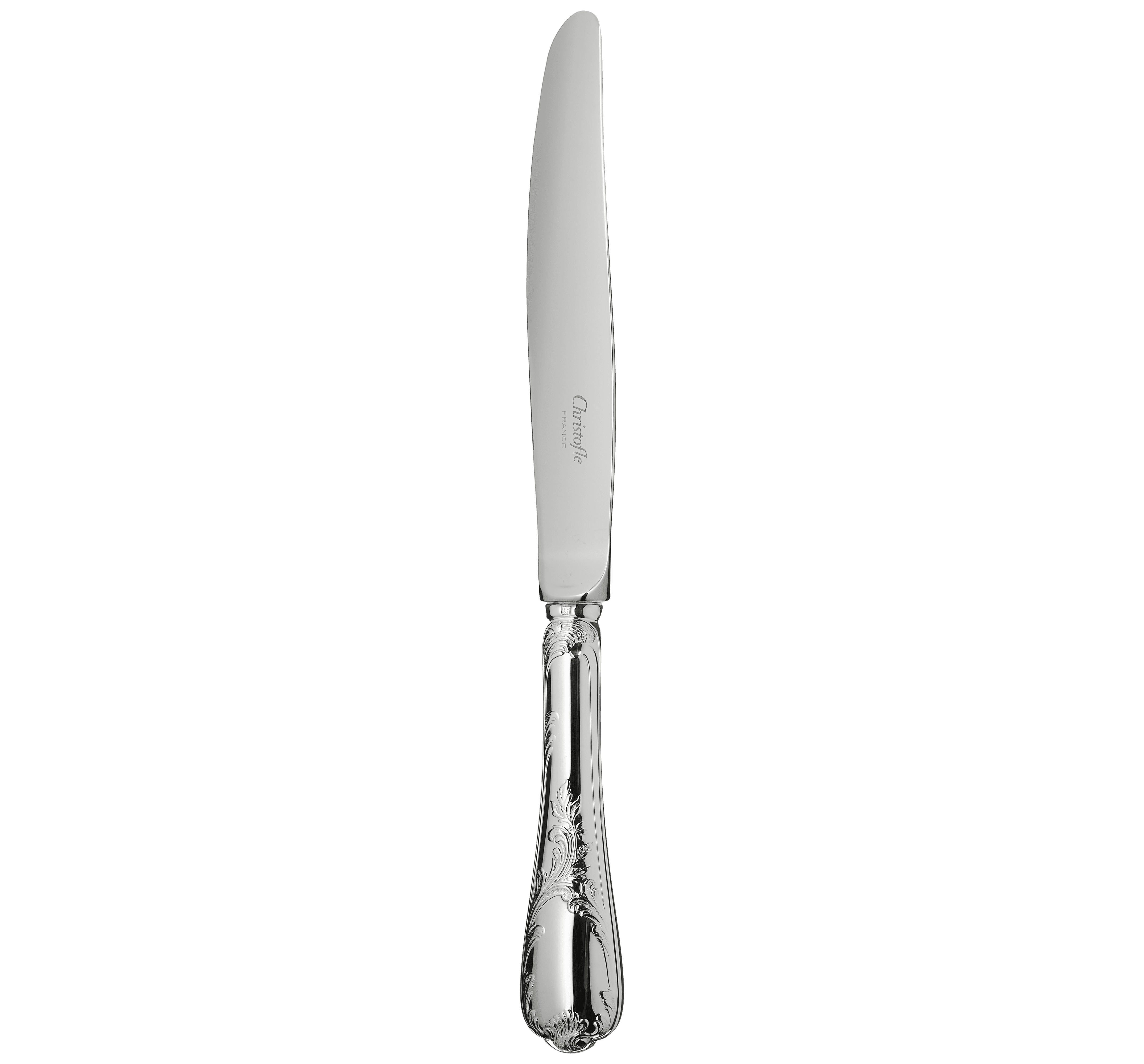 christofle couteau de table en métal argenté 1
