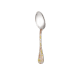 christofle partially gilded silver plated dessert spoon - pink and yellow gold 2