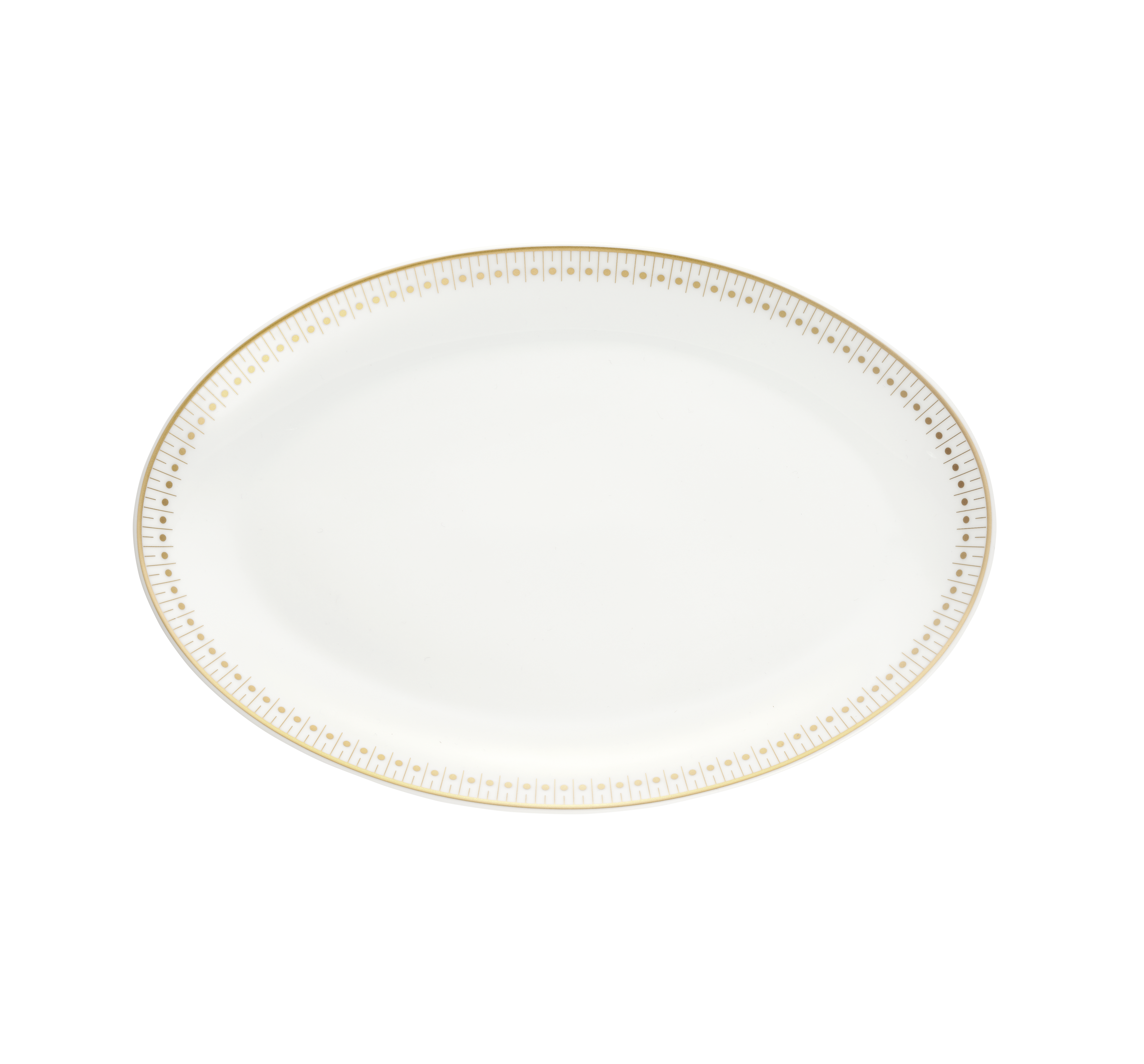 christofle plat ovale 28 cm finition or 0