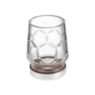 christofle Wood And Silver-Plated Hurricane - Small Size