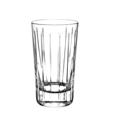 Set of 2 highball crystal glasses