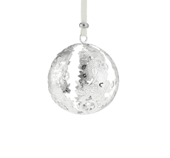 Silver-Plated Christmas Ornament 2025 Edition