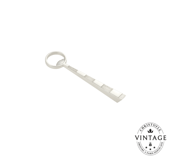 christofle bottle opener, silverware - vintage 1