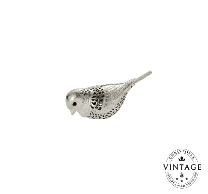christofle small sparrow lumière d'argent, silverware - vintage 1