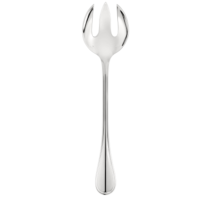 christofle salad serving fork albi  silver plated 1
