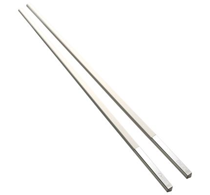 christofle pair of chinese chopsticks uni silver plated and resin 1