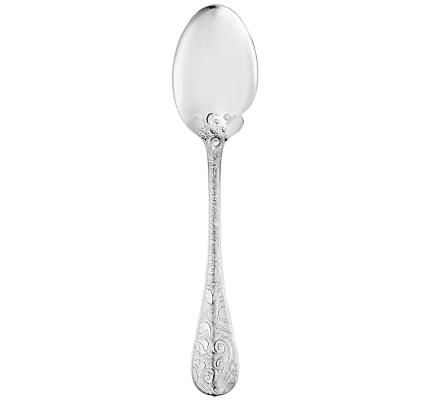 christofle sauce spoon  jardin d'eden  silver plated 1