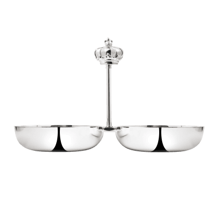 christofle silver plated double bowl 1