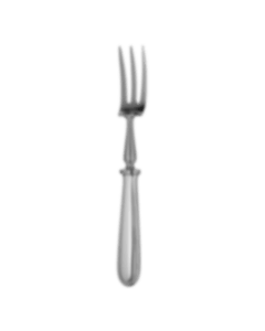 christofle Carving fork Perles  Silver plated