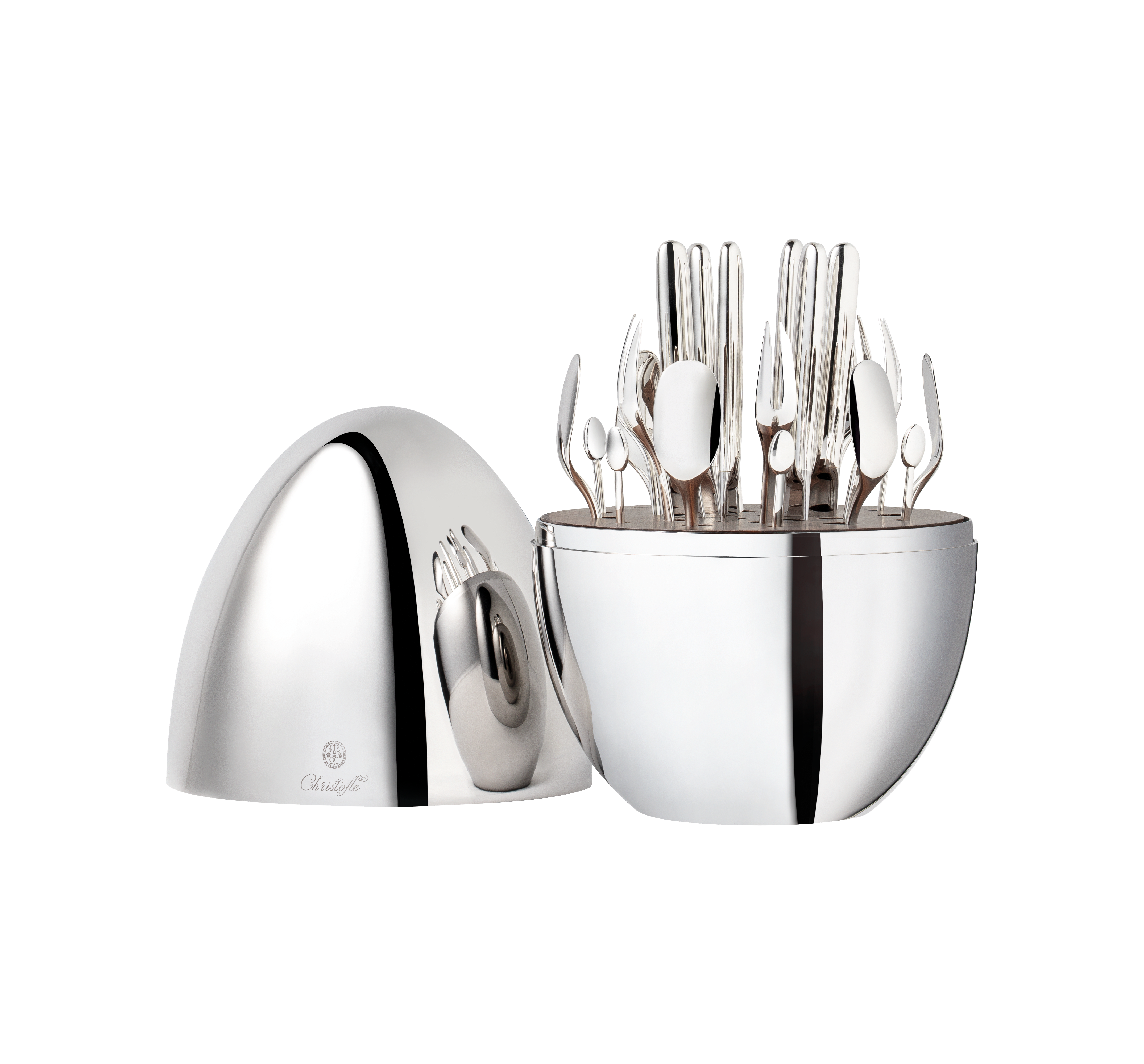 Silver-Plated 24-Piece Appetizer Set Mood Party | Christofle USA