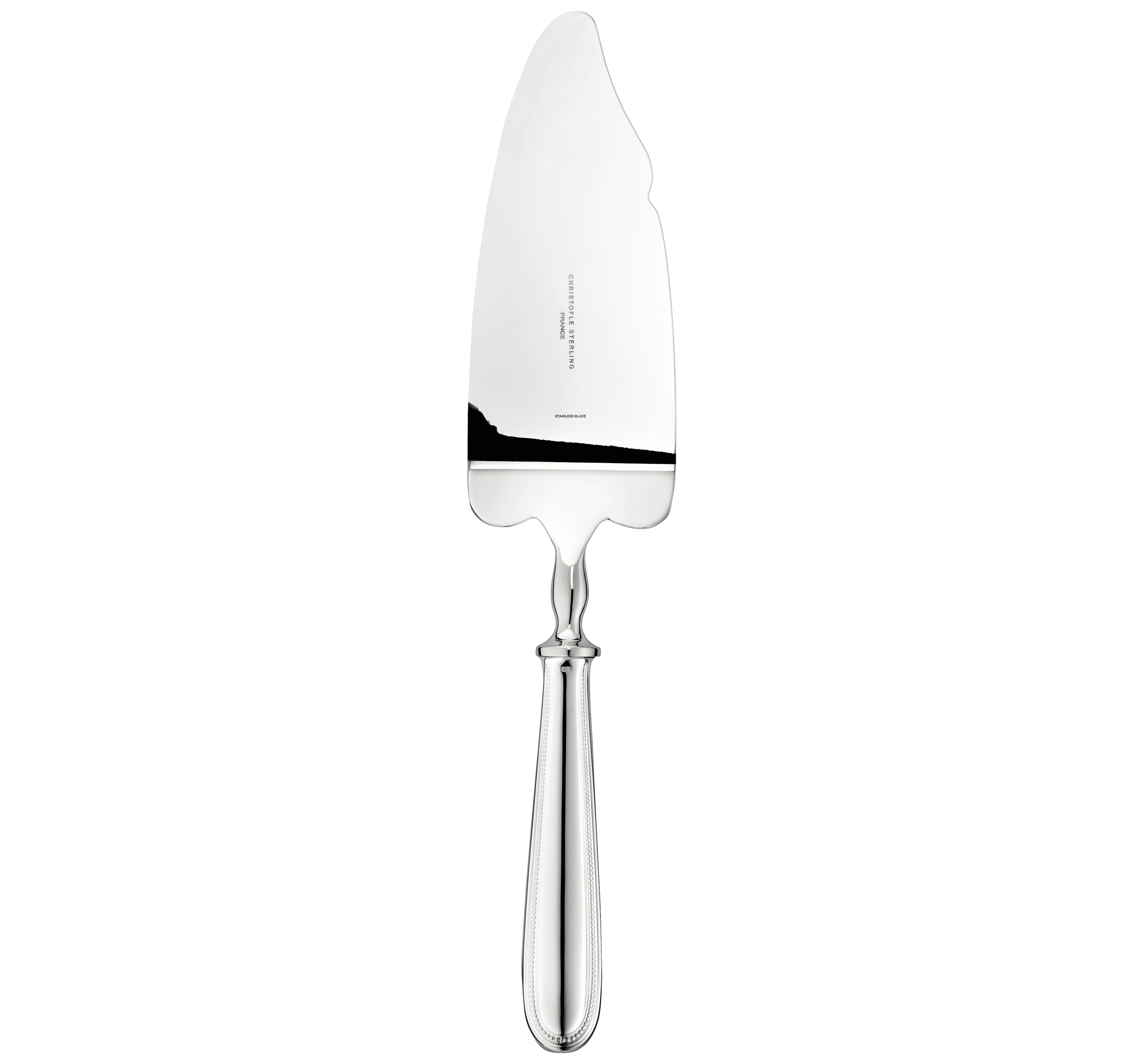 christofle pelle coupante à gâteaux et glace en métal argenté 0