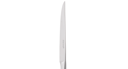 christofle stainless steel steak knife with serrated blade 2