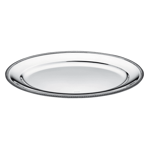 Silver-Plated Oval Platter 18 in Malmaison