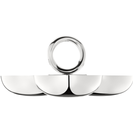 Three part server small Vertigo  Silver plated
