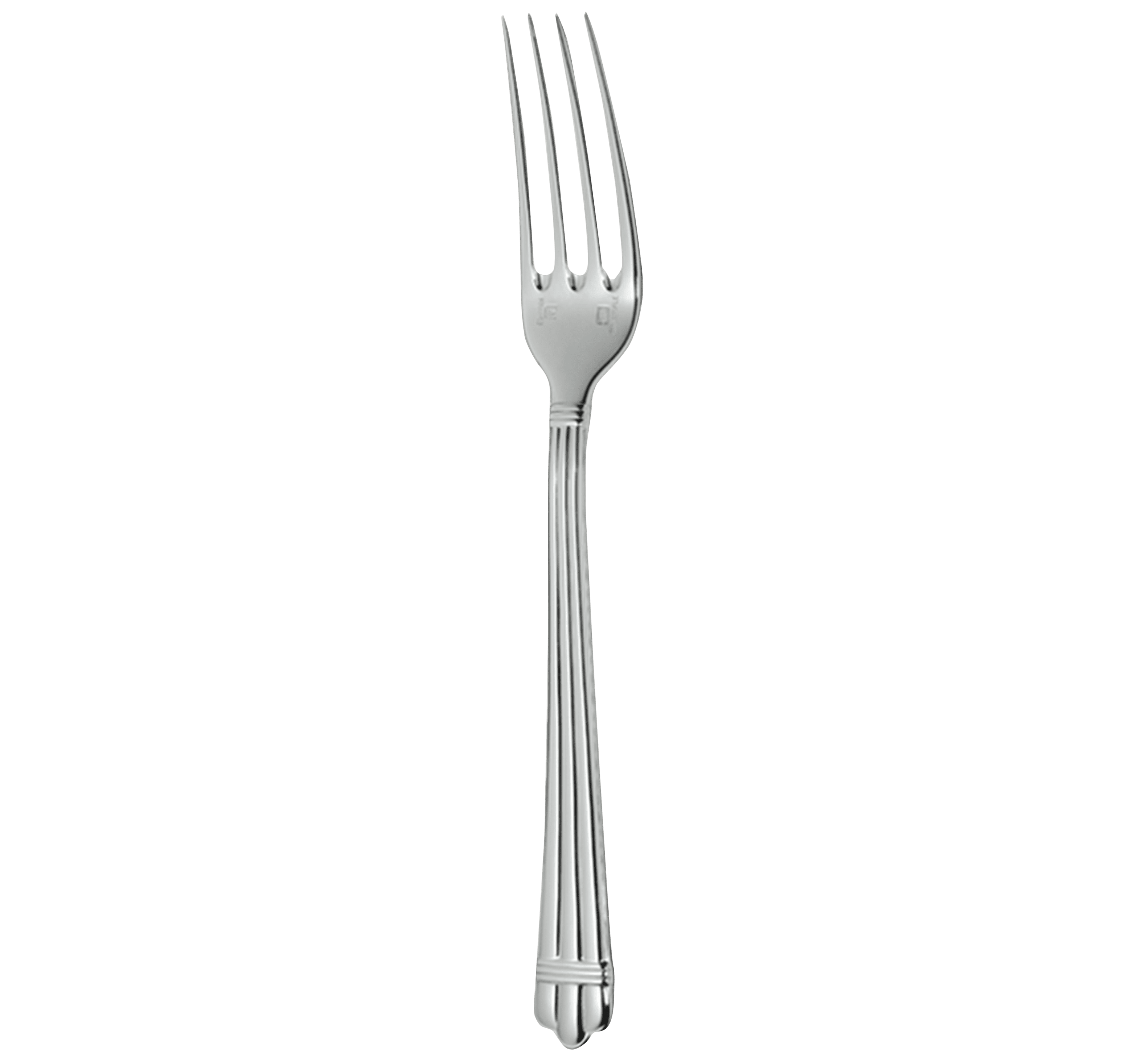 christofle dinner fork aria  sterling silver 1