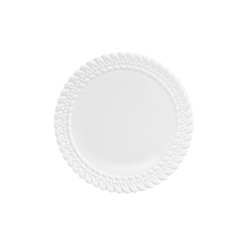 Christofle Porcelain Dessert Plate Babylone