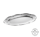 38cm Oval Platter Lobes et Godrons, Silverware - Vintage