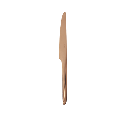 christofle stainless steel dessert knife - copper colour 3