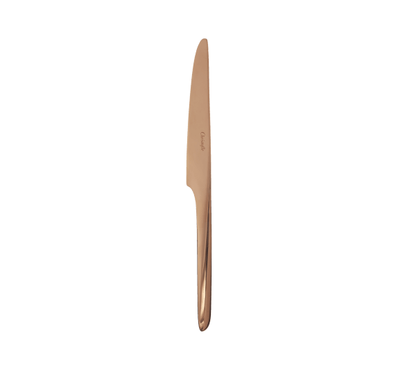 christofle stainless steel dessert knife - copper colour 3