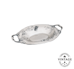 christofle vintage silvered chrysanthemum bread basket 1