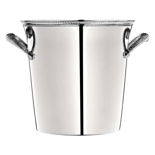 Beau serviteur à Champagne en métal argenté porte Flutes et emplacement bouteille de champagne - Arts de la table