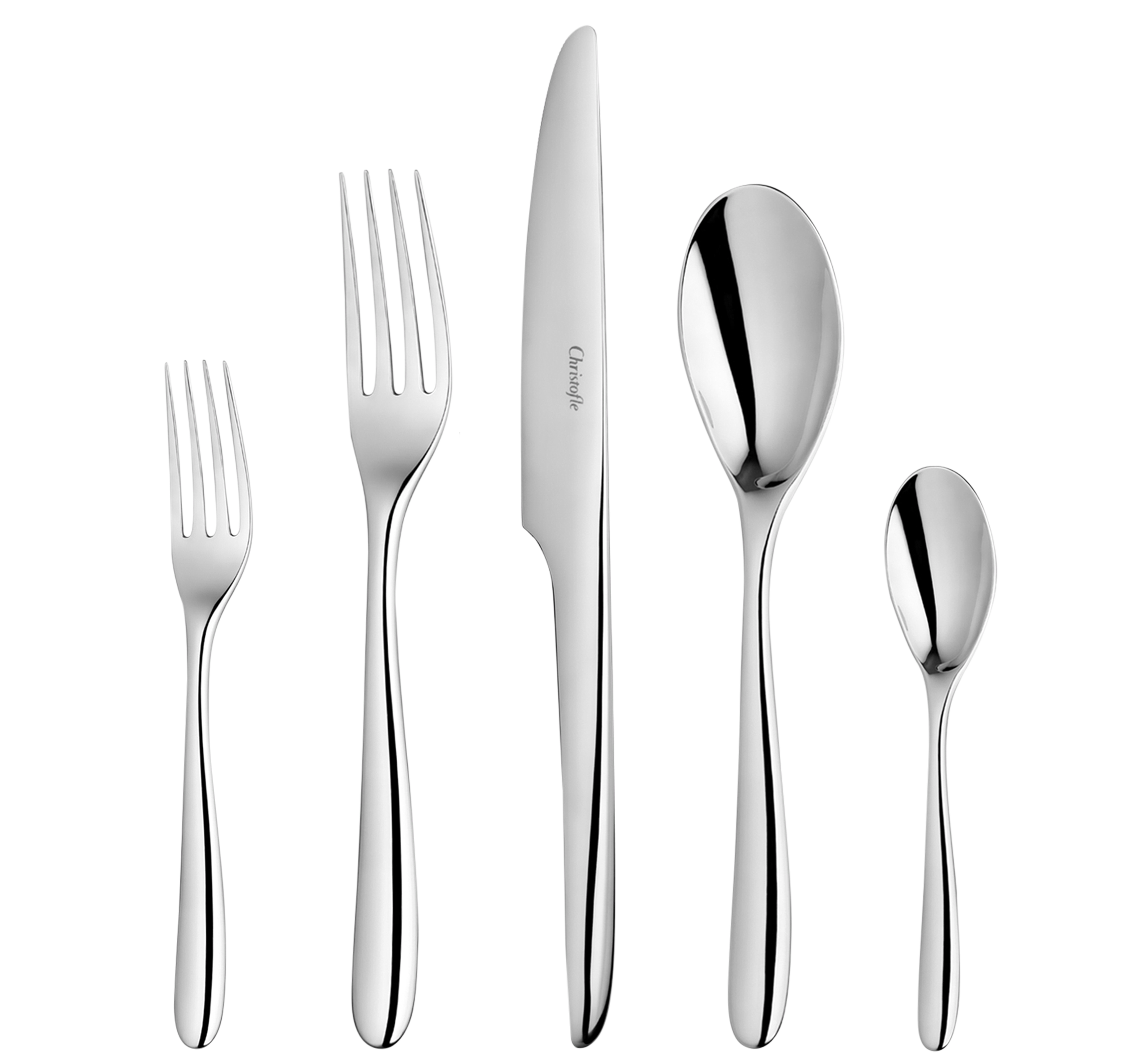 L'Ame de Christofle Stainless Steel 5-Piece Flatware Set L'Ame de Christofle Stainless Steel 5-Piece Flatware Set