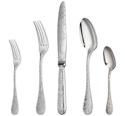 christofle flatware set for 12 people (110 pieces) with chest 1